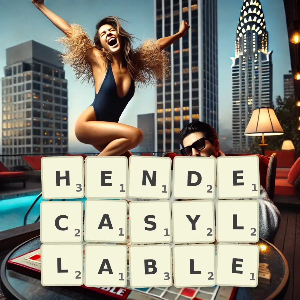 List of words with letters HENDECASYLLABLE Words with letters HENDECASYLLABLE