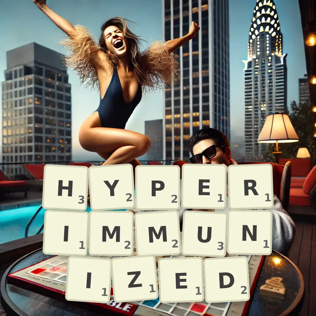 List of words with letters HYPERIMMUNIZED Words with letters HYPERIMMUNIZED
