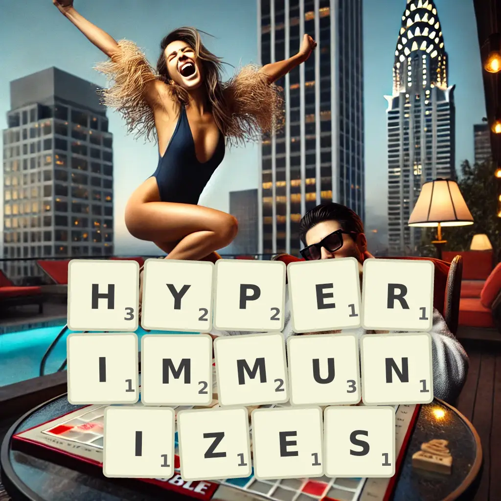 List of words with letters HYPERIMMUNIZES Words with letters HYPERIMMUNIZES