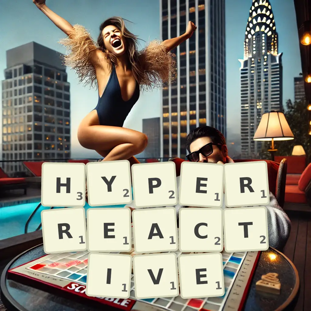 List of words with letters HYPERREACTIVE Words with letters HYPERREACTIVE