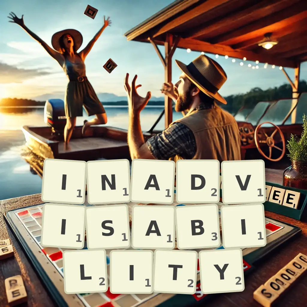 List of words with letters INADVISABILITY Words with letters INADVISABILITY