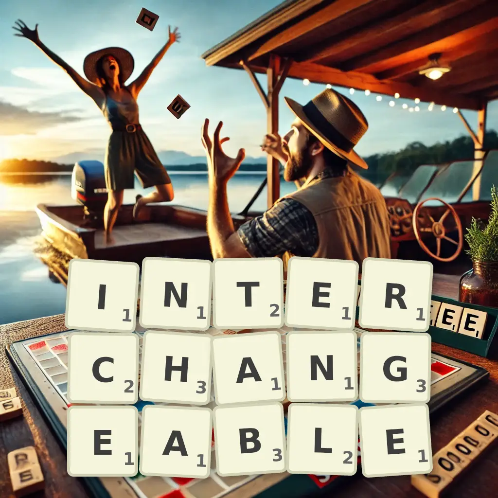 List of words with letters INTERCHANGEABLE Words with letters INTERCHANGEABLE