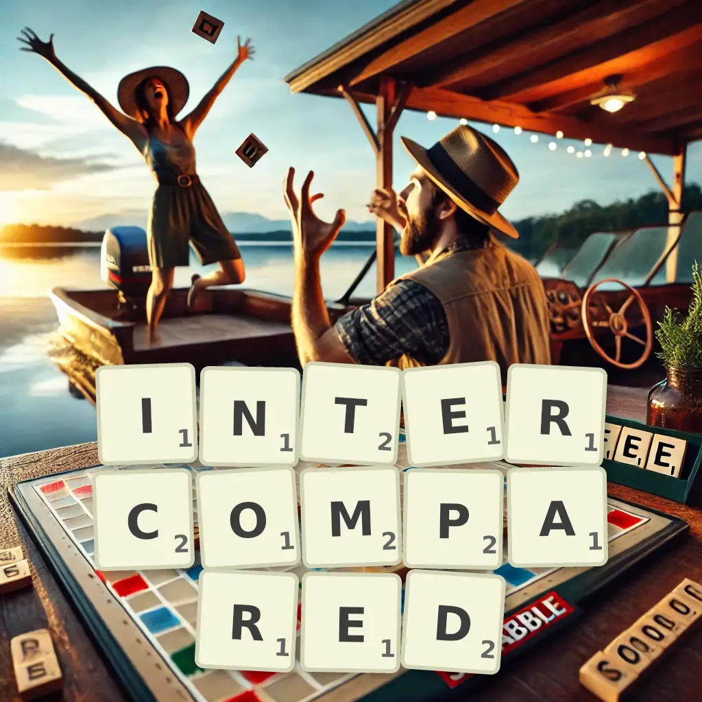 List of words with letters INTERCOMPARED Words with letters INTERCOMPARED