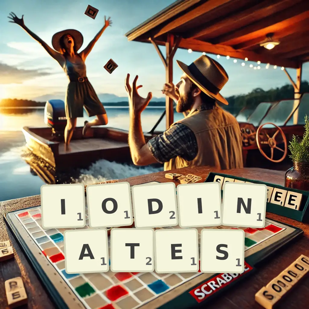 List of words with letters IODINATES Words with letters IODINATES