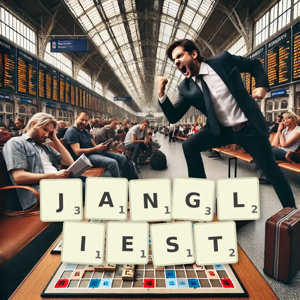 List of words with letters JANGLIEST Words with letters JANGLIEST