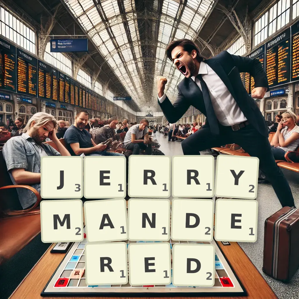 List of words with letters JERRYMANDERED Words with letters JERRYMANDERED