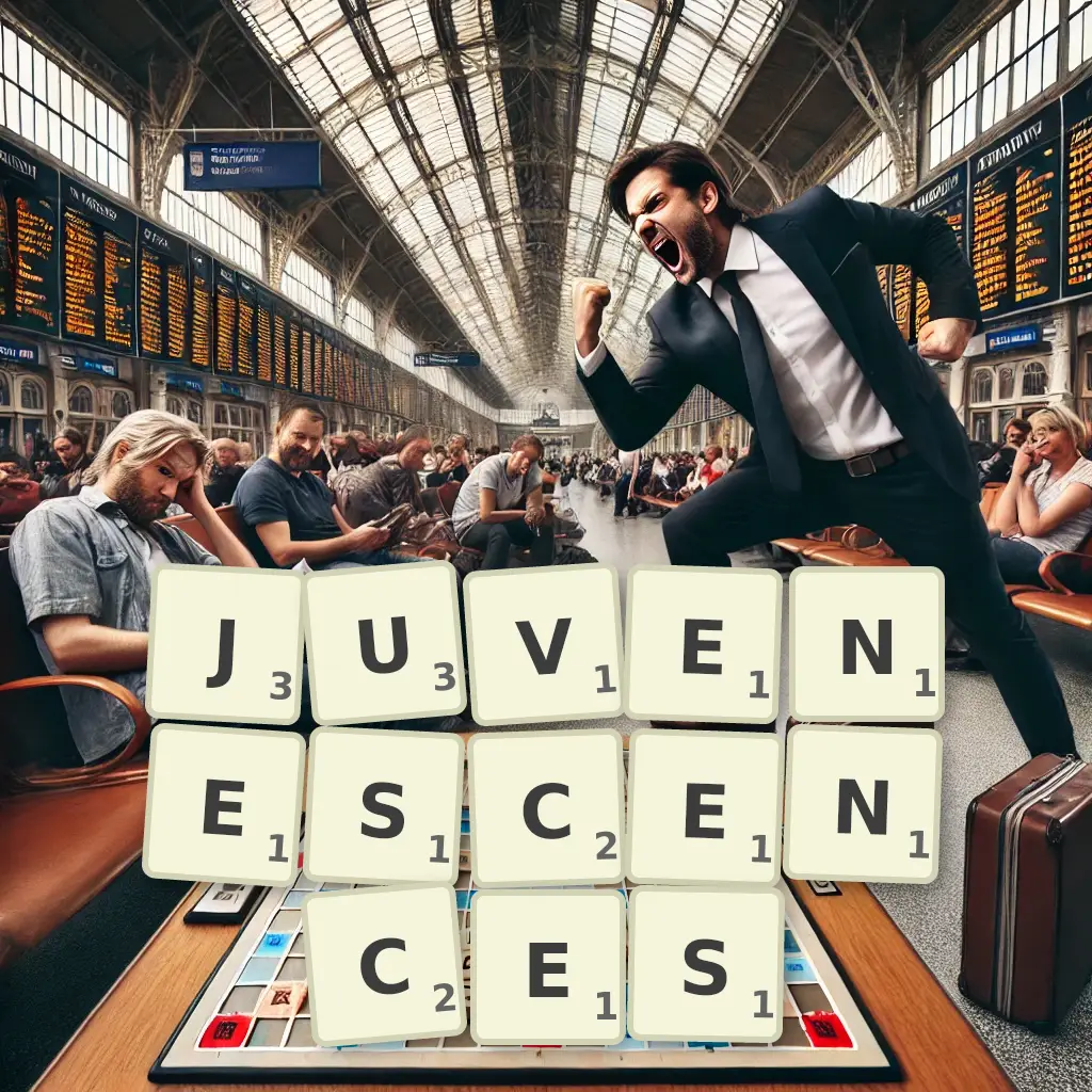 List of words with letters JUVENESCENCES Words with letters JUVENESCENCES