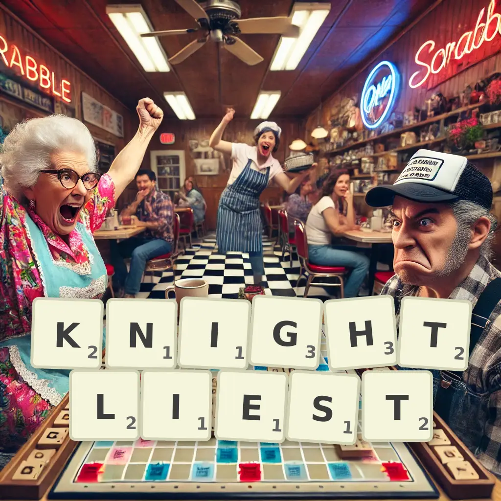 List of words with letters KNIGHTLIEST Words with letters KNIGHTLIEST