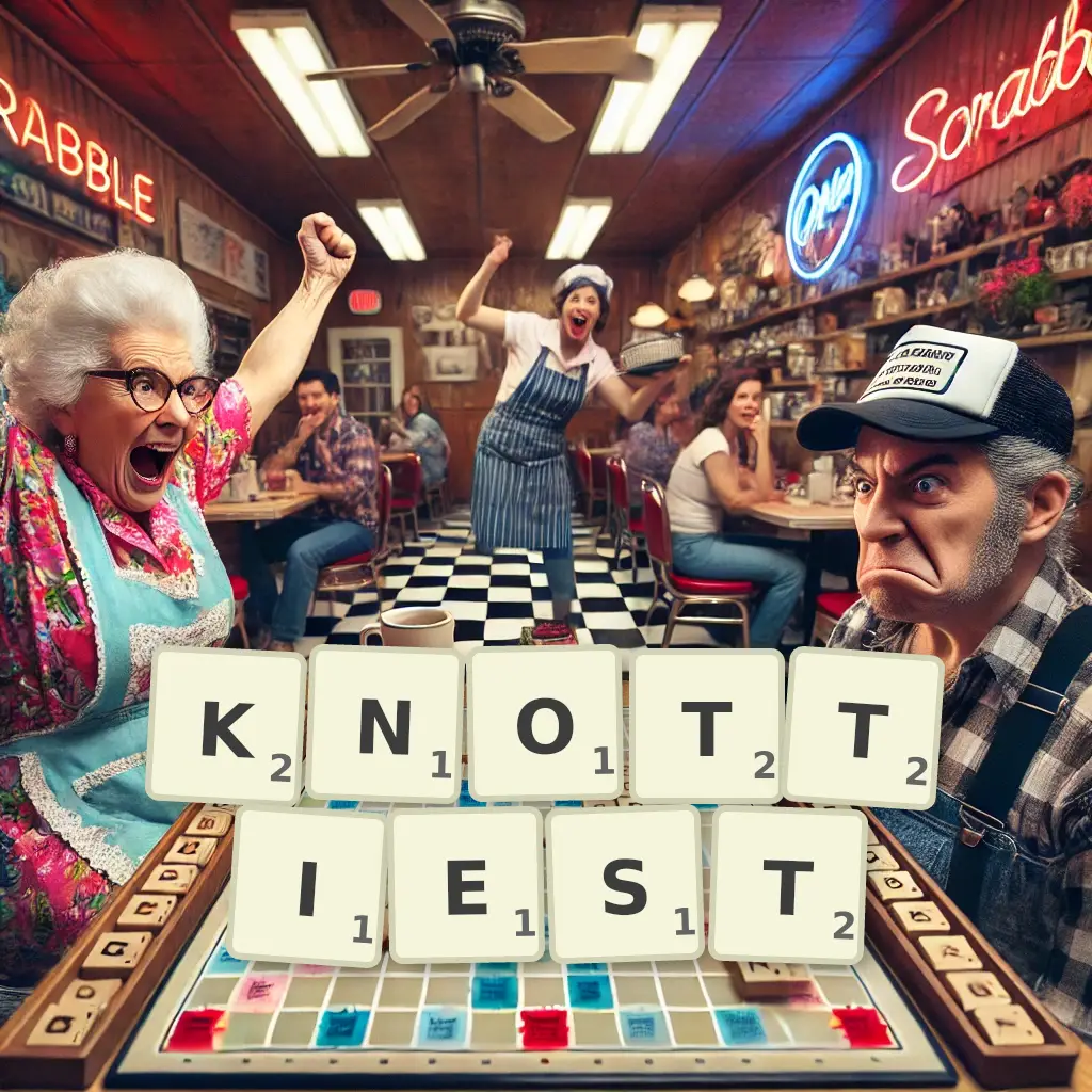 List of words with letters KNOTTIEST Words with letters KNOTTIEST