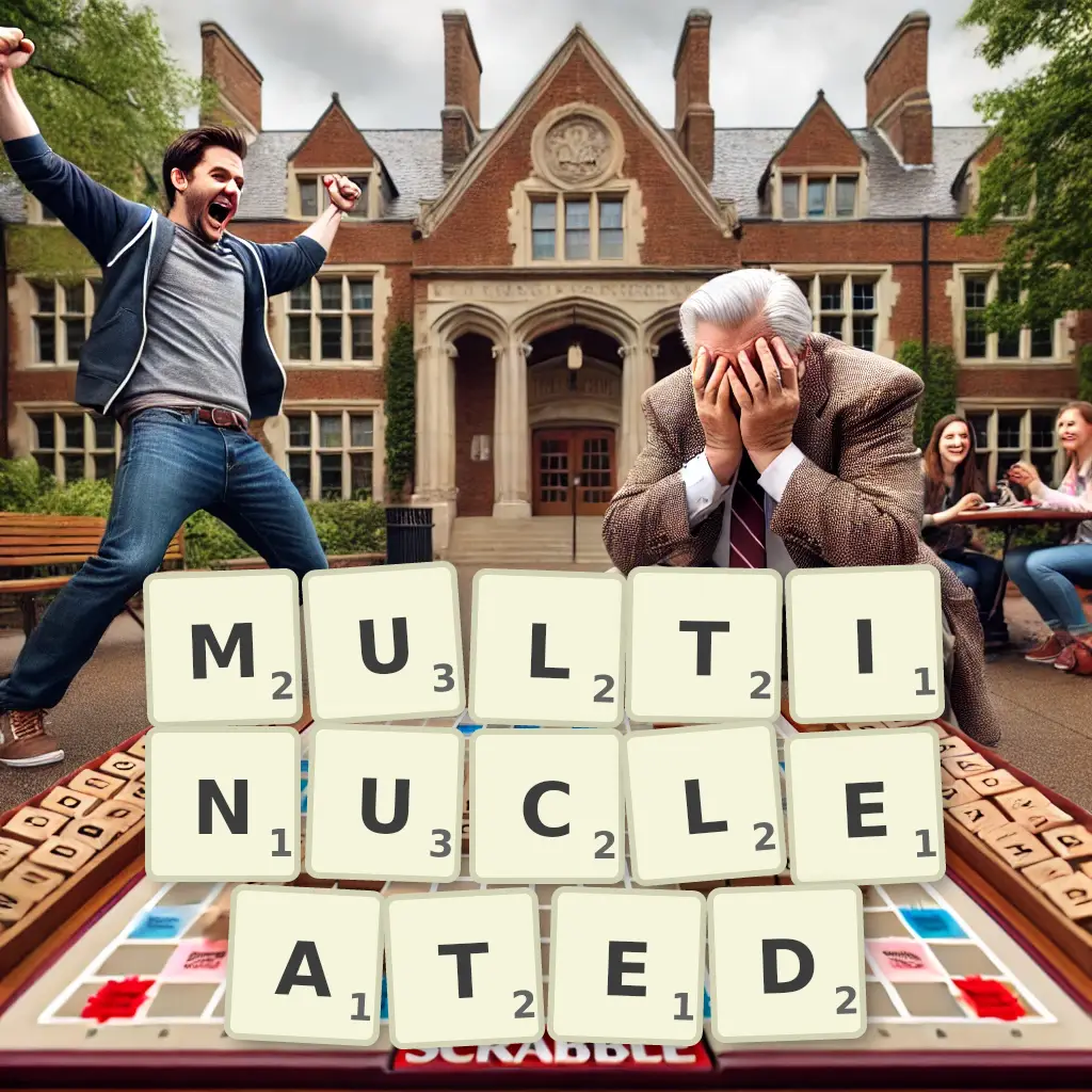 List of words with letters MULTINUCLEATED Words with letters MULTINUCLEATED