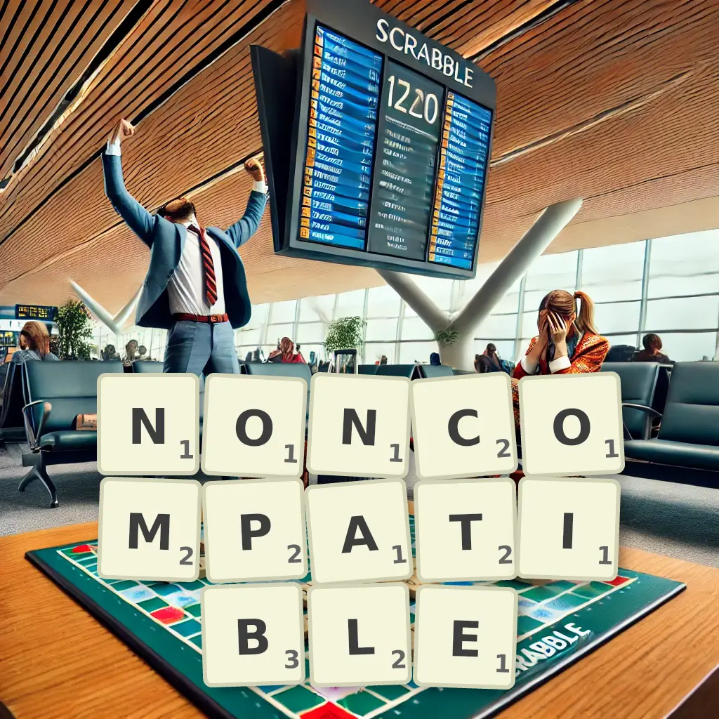 List of words with letters NONCOMPATIBLE Words with letters NONCOMPATIBLE