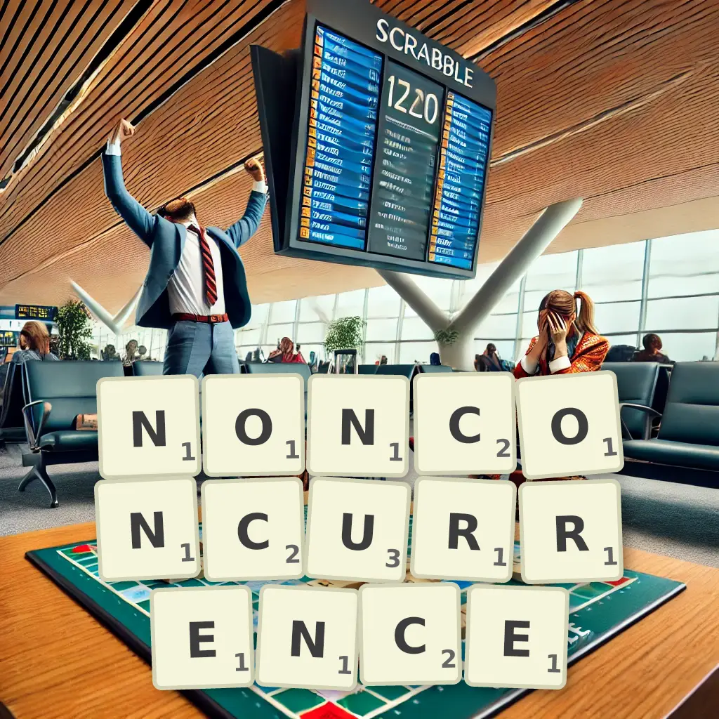 List of words with letters NONCONCURRENCE Words with letters NONCONCURRENCE
