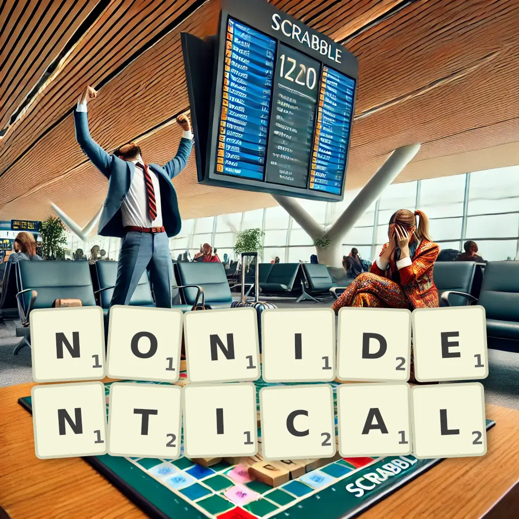 List of words with letters NONIDENTICAL Words with letters NONIDENTICAL