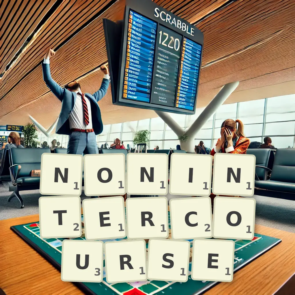 List of words with letters NONINTERCOURSE Words with letters NONINTERCOURSE