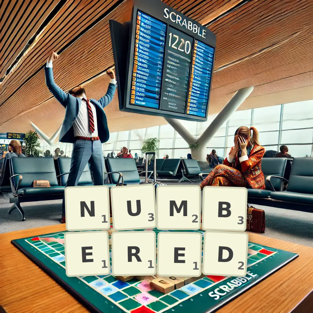 List of words with letters NUMBERED Words with letters NUMBERED