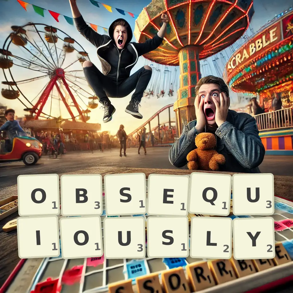 List of words with letters OBSEQUIOUSLY Words with letters OBSEQUIOUSLY