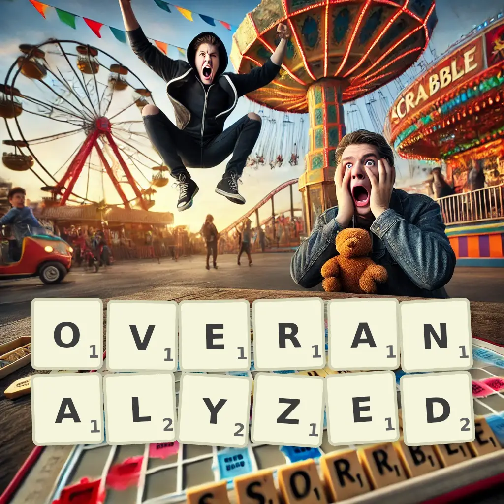 List of words with letters OVERANALYZED Words with letters OVERANALYZED