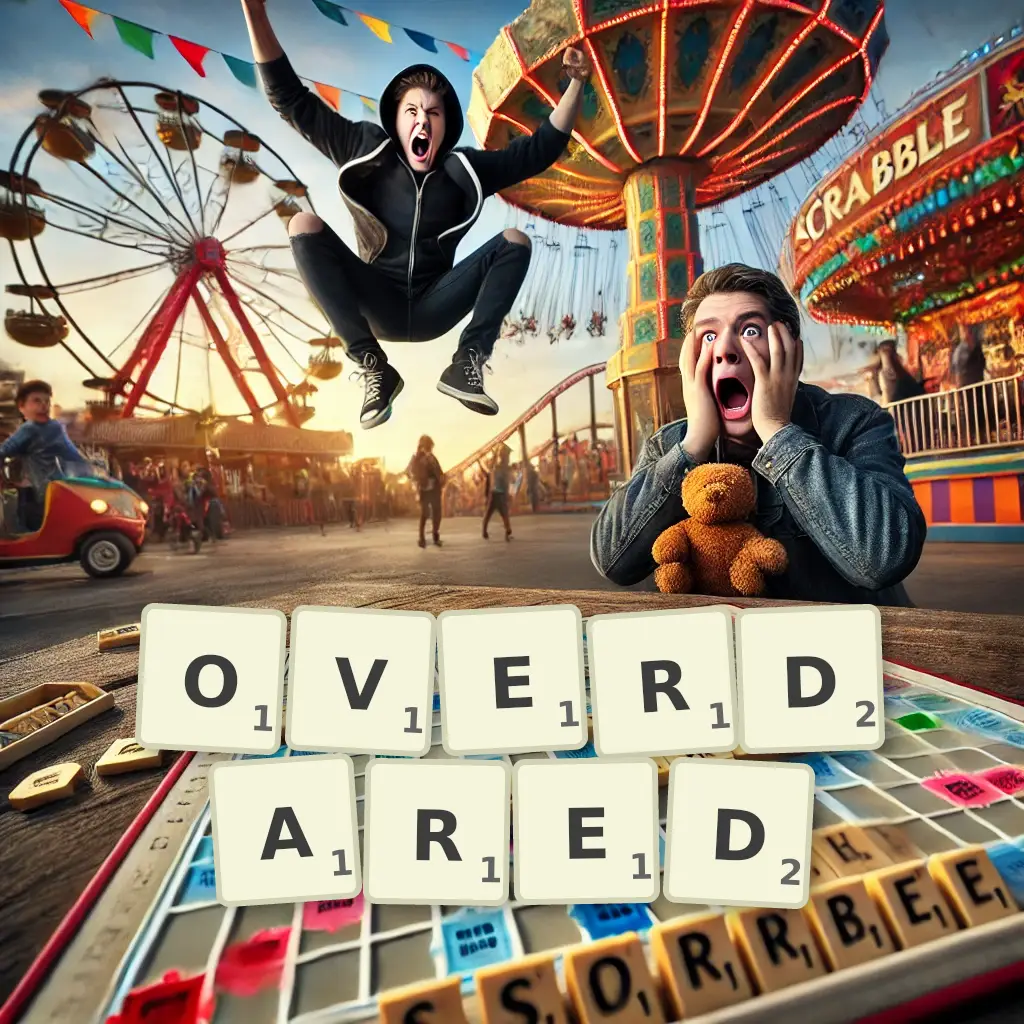 List of words with letters OVERDARED Words with letters OVERDARED