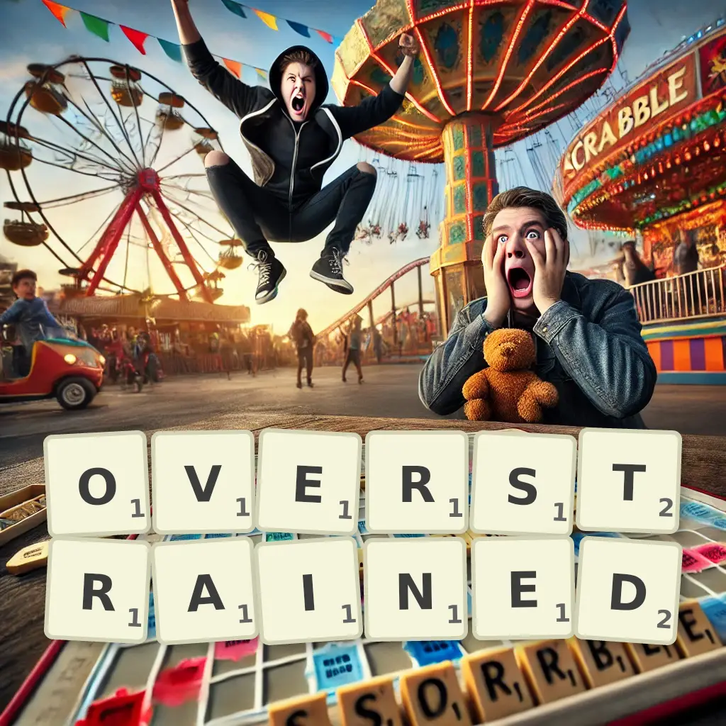 List of words with letters OVERSTRAINED Words with letters OVERSTRAINED