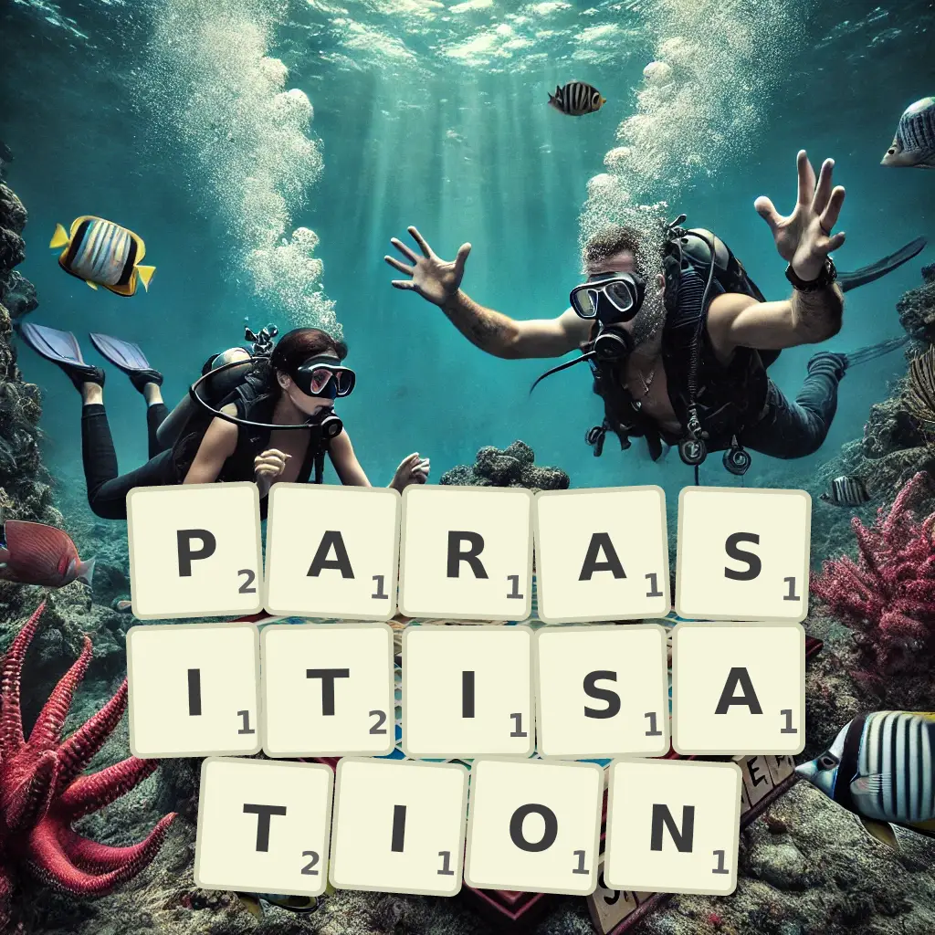 List of words with letters PARASITISATION Words with letters PARASITISATION