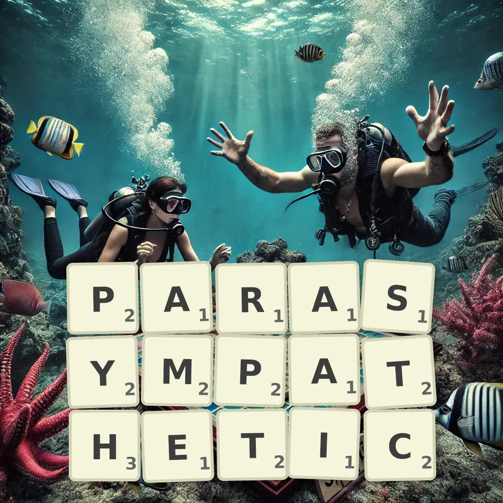 List of words with letters PARASYMPATHETIC Words with letters PARASYMPATHETIC