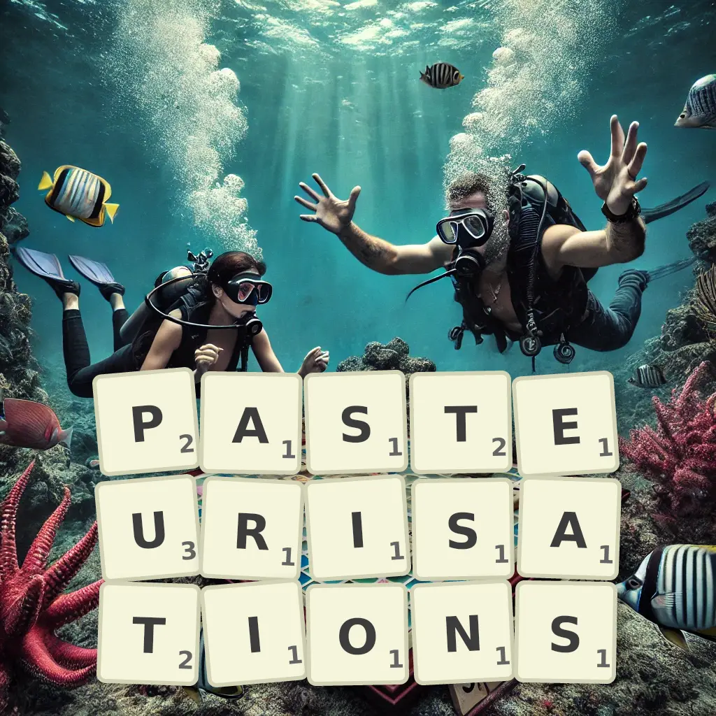 List of words with letters PASTEURISATIONS Words with letters PASTEURISATIONS