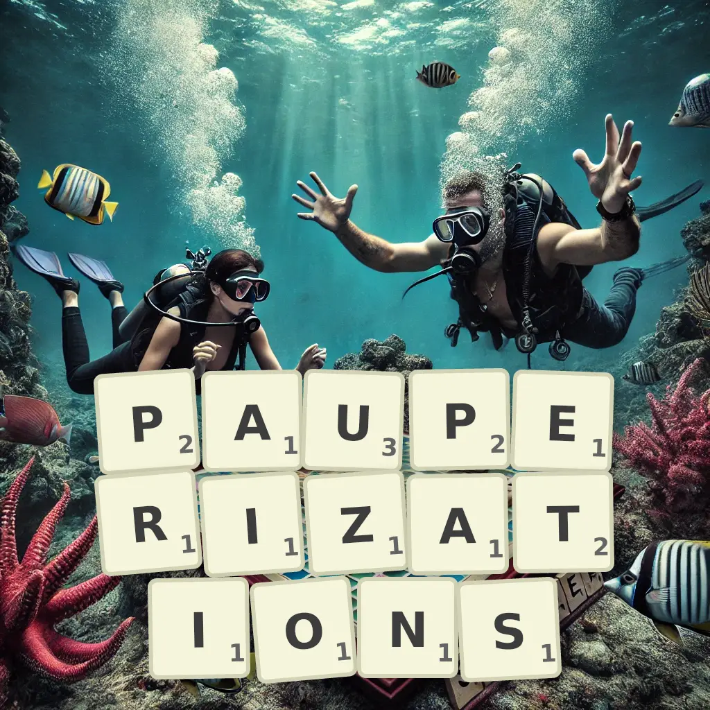 List of words with letters PAUPERIZATIONS Words with letters PAUPERIZATIONS