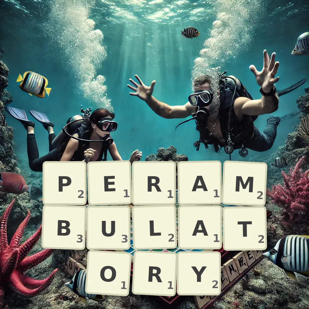 List of words with letters PERAMBULATORY Words with letters PERAMBULATORY