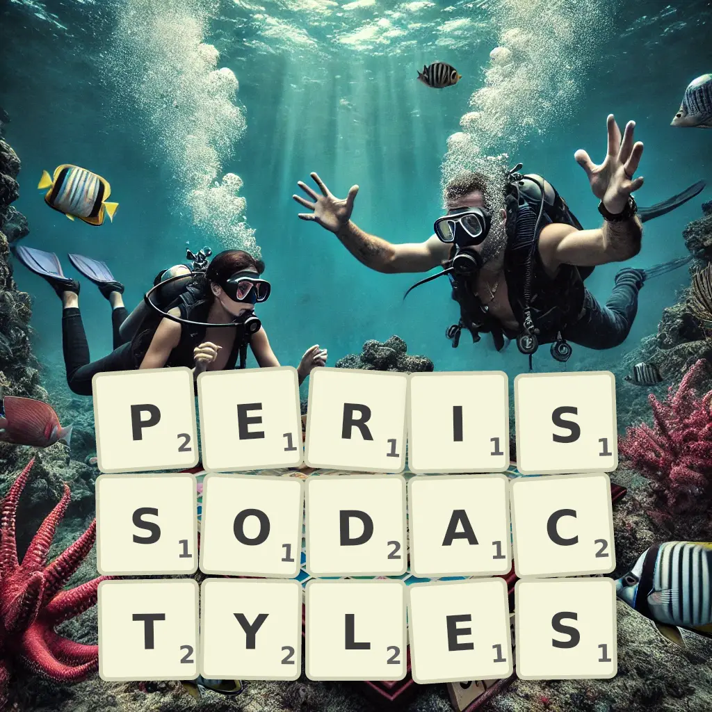 List of words with letters PERISSODACTYLES Words with letters PERISSODACTYLES