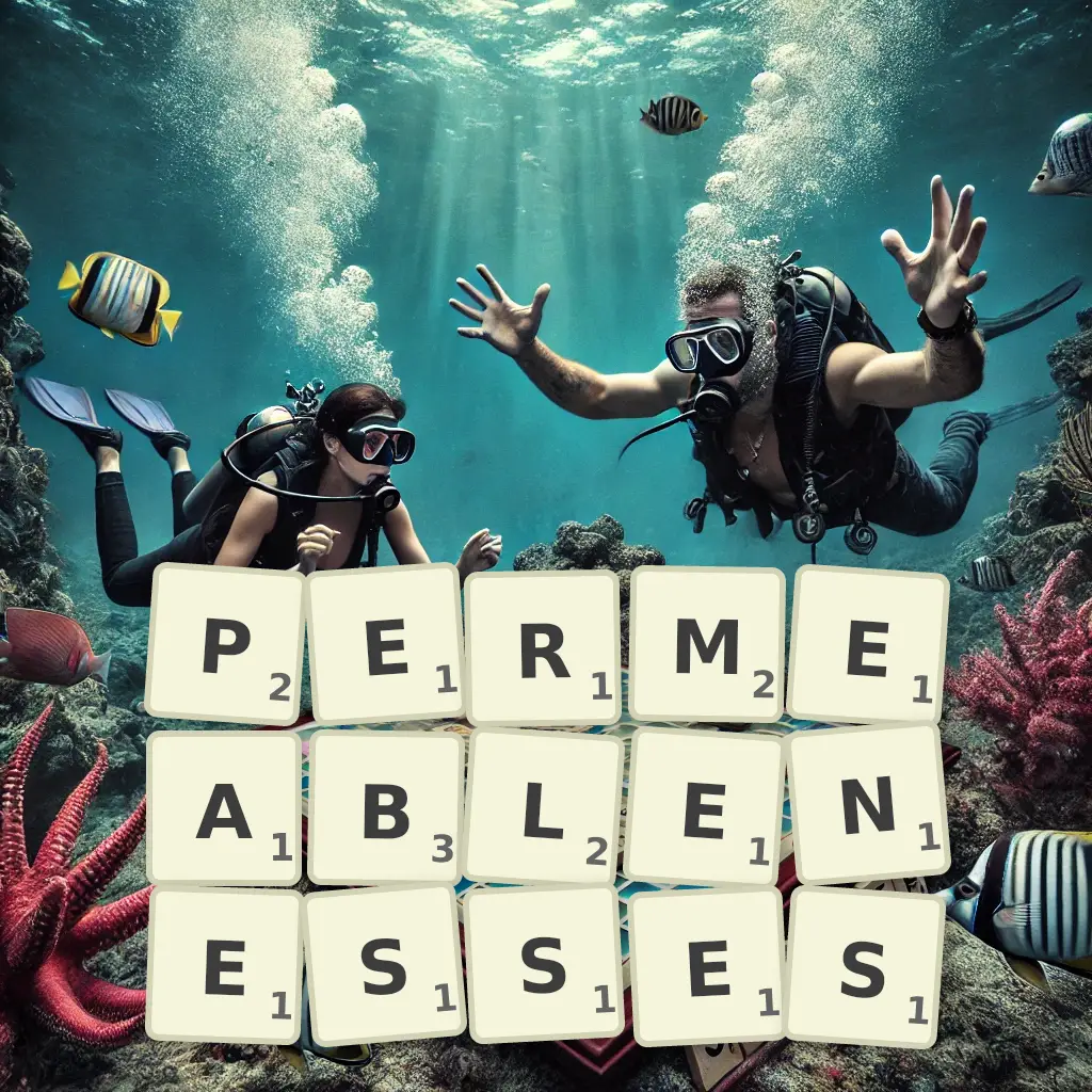 List of words with letters PERMEABLENESSES Words with letters PERMEABLENESSES