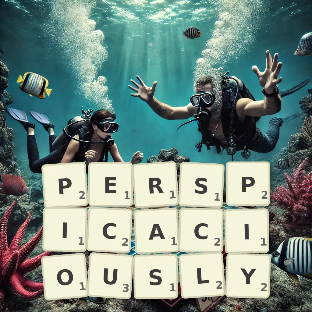 List of words with letters PERSPICACIOUSLY Words with letters PERSPICACIOUSLY