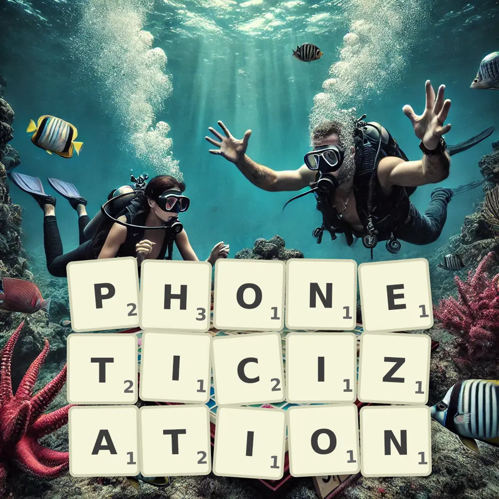 List of words with letters PHONETICIZATION Words with letters PHONETICIZATION