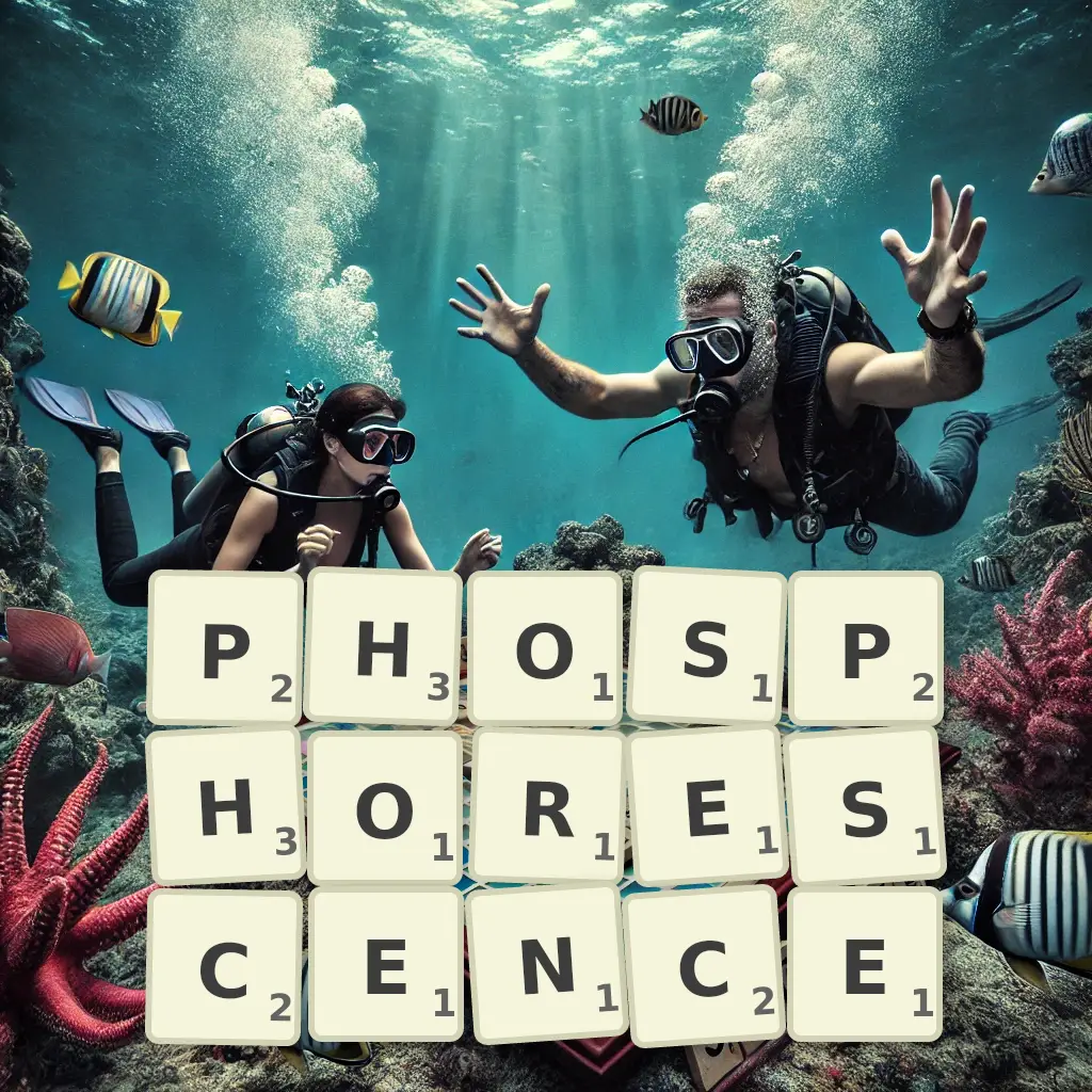 List of words with letters PHOSPHORESCENCE Words with letters PHOSPHORESCENCE