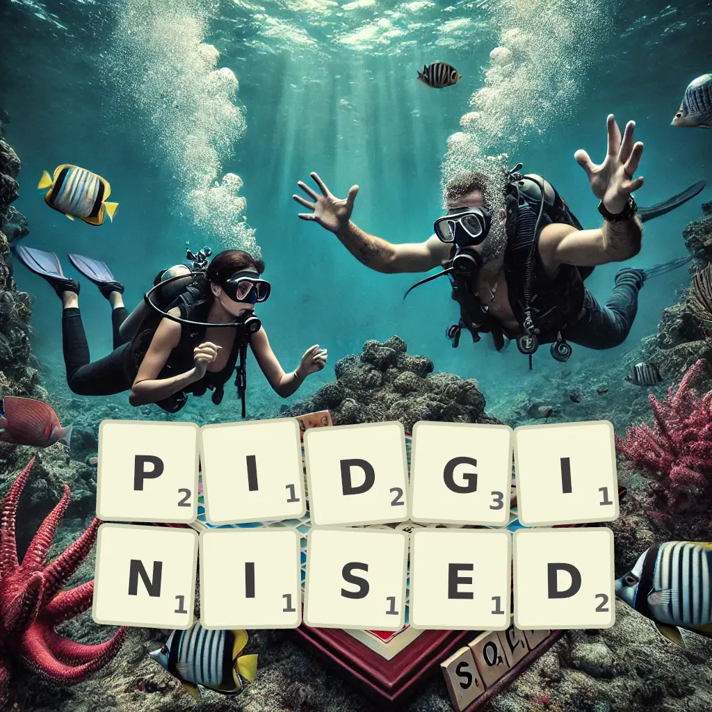 List of words with letters PIDGINISED Words with letters PIDGINISED