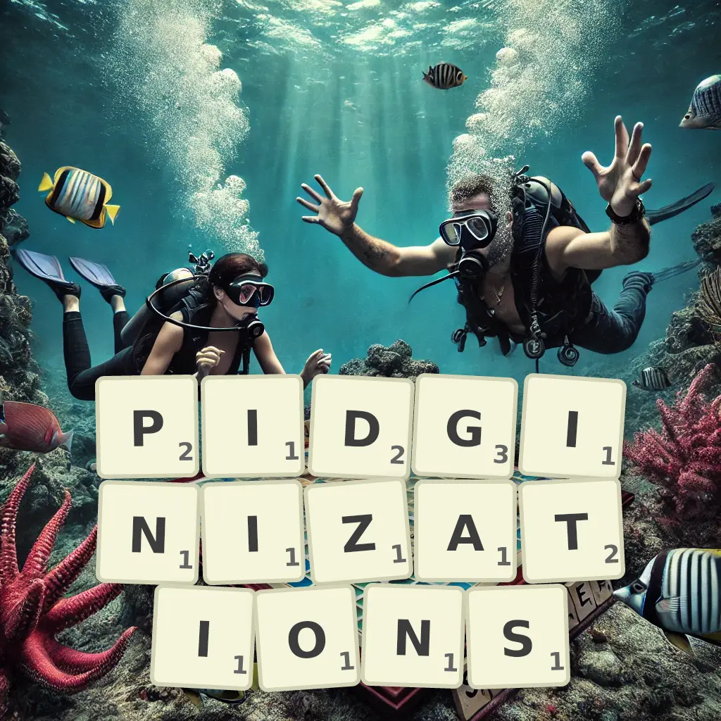 List of words with letters PIDGINIZATIONS Words with letters PIDGINIZATIONS