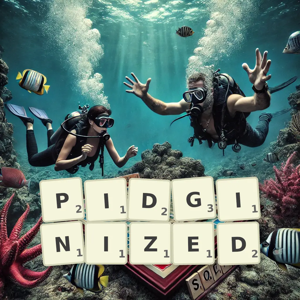 List of words with letters PIDGINIZED Words with letters PIDGINIZED