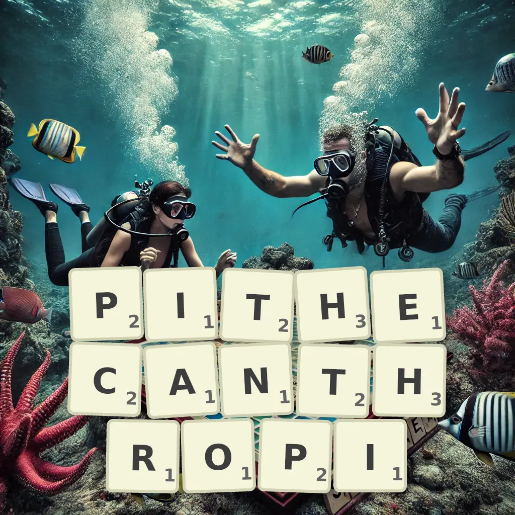 List of words with letters PITHECANTHROPI Words with letters PITHECANTHROPI