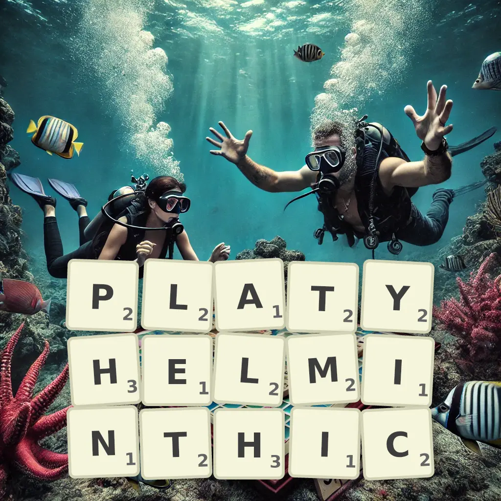 List of words with letters PLATYHELMINTHIC Words with letters PLATYHELMINTHIC
