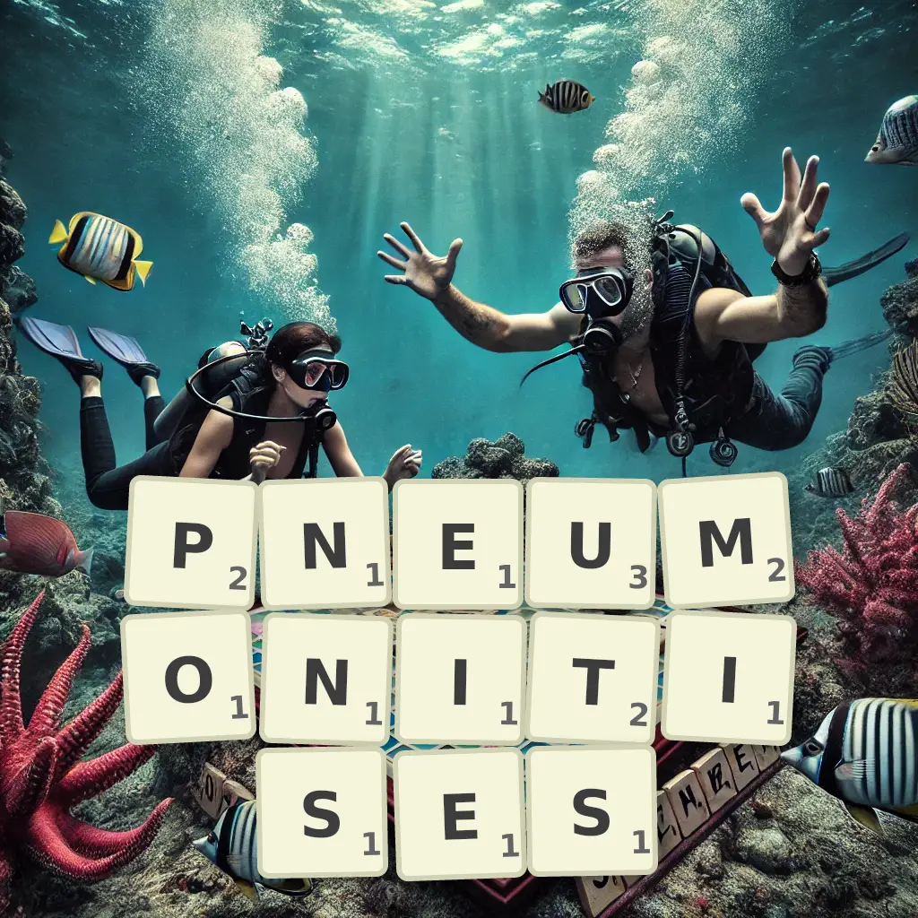 List of words with letters PNEUMONITISES Words with letters PNEUMONITISES