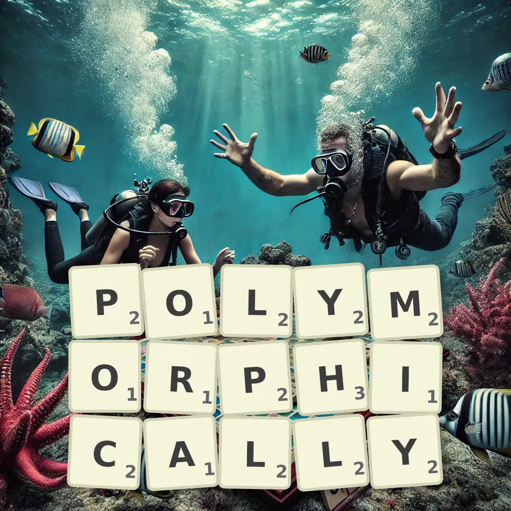 List of words with letters POLYMORPHICALLY Words with letters POLYMORPHICALLY