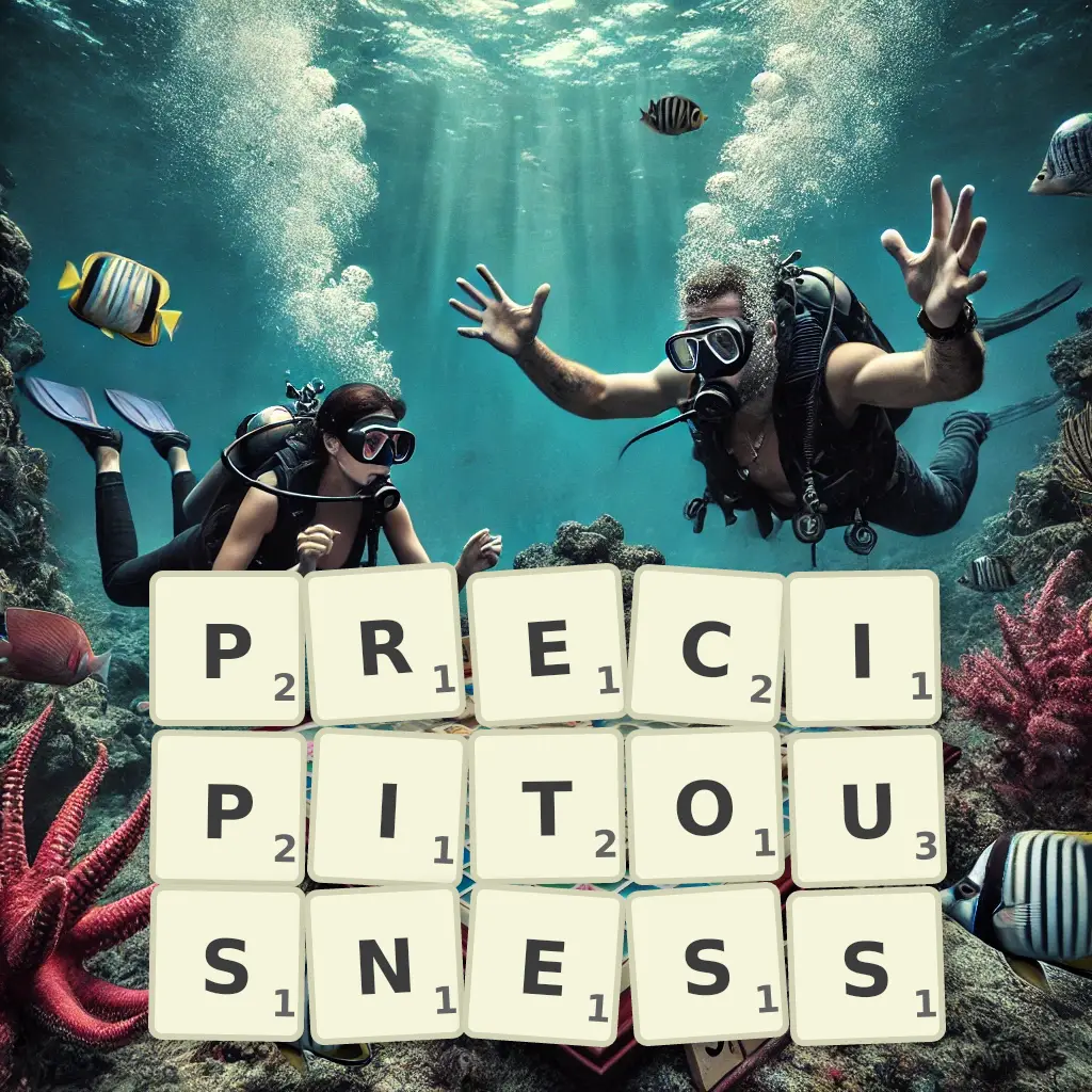 List of words with letters PRECIPITOUSNESS Words with letters PRECIPITOUSNESS