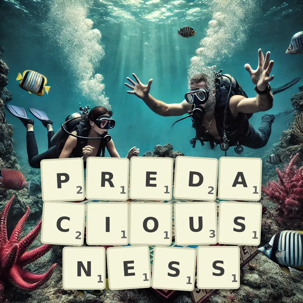 List of words with letters PREDACIOUSNESS Words with letters PREDACIOUSNESS