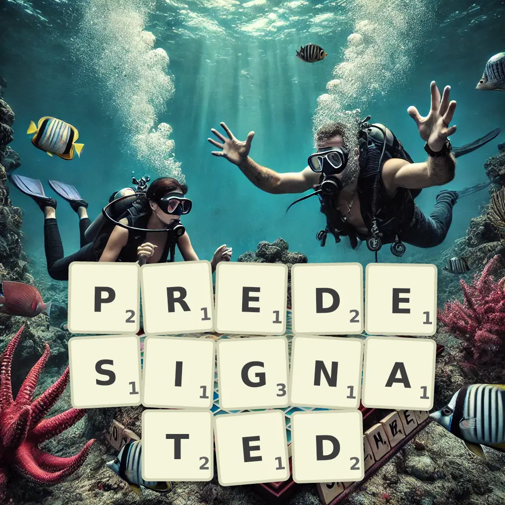 List of words with letters PREDESIGNATED Words with letters PREDESIGNATED