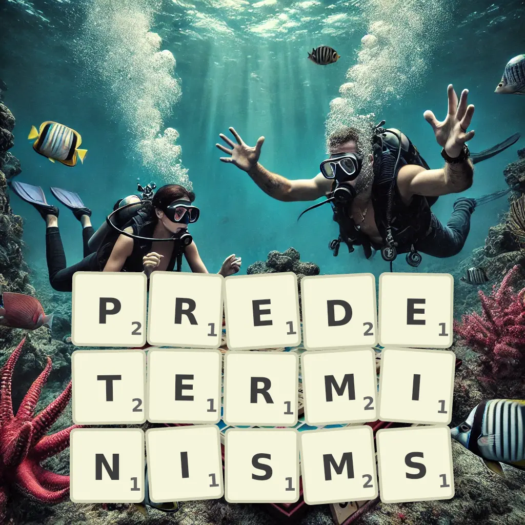 List of words with letters PREDETERMINISMS Words with letters PREDETERMINISMS