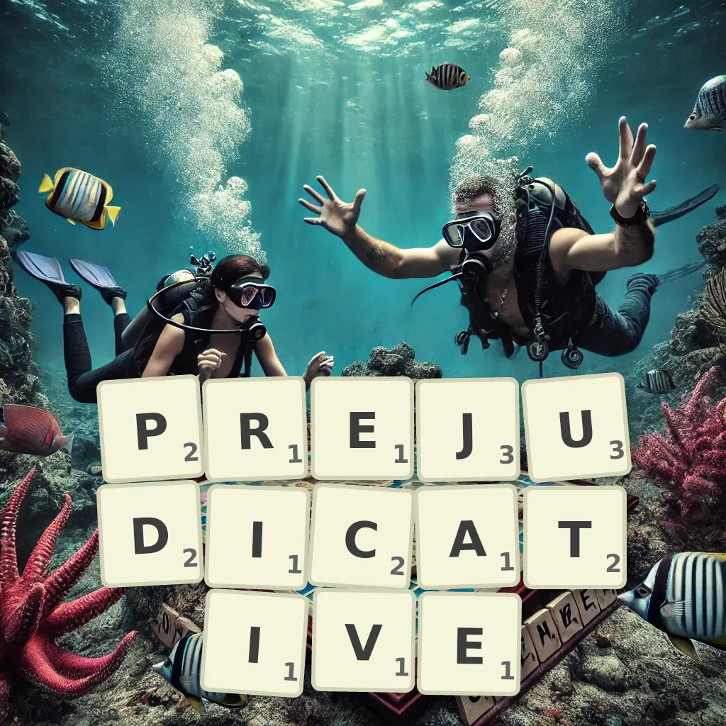 List of words with letters PREJUDICATIVE Words with letters PREJUDICATIVE