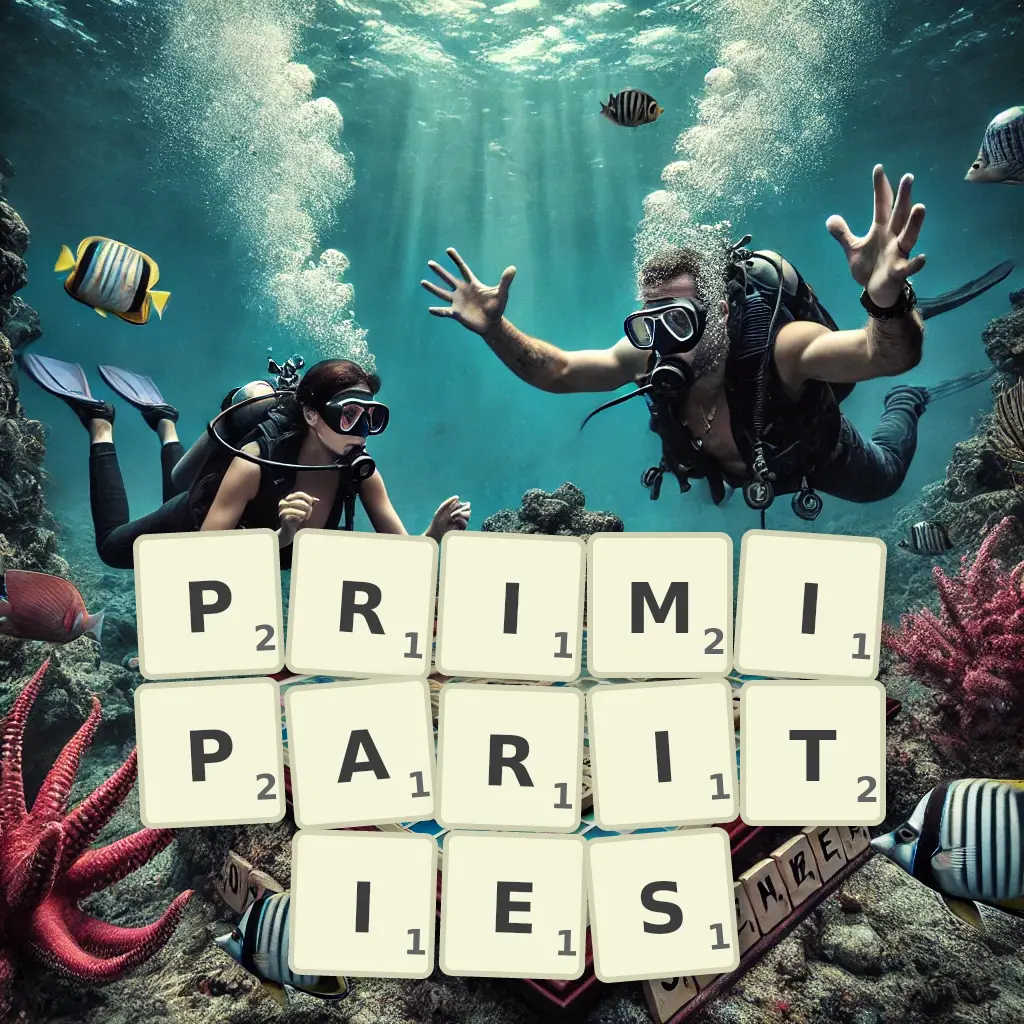 List of words with letters PRIMIPARITIES Words with letters PRIMIPARITIES