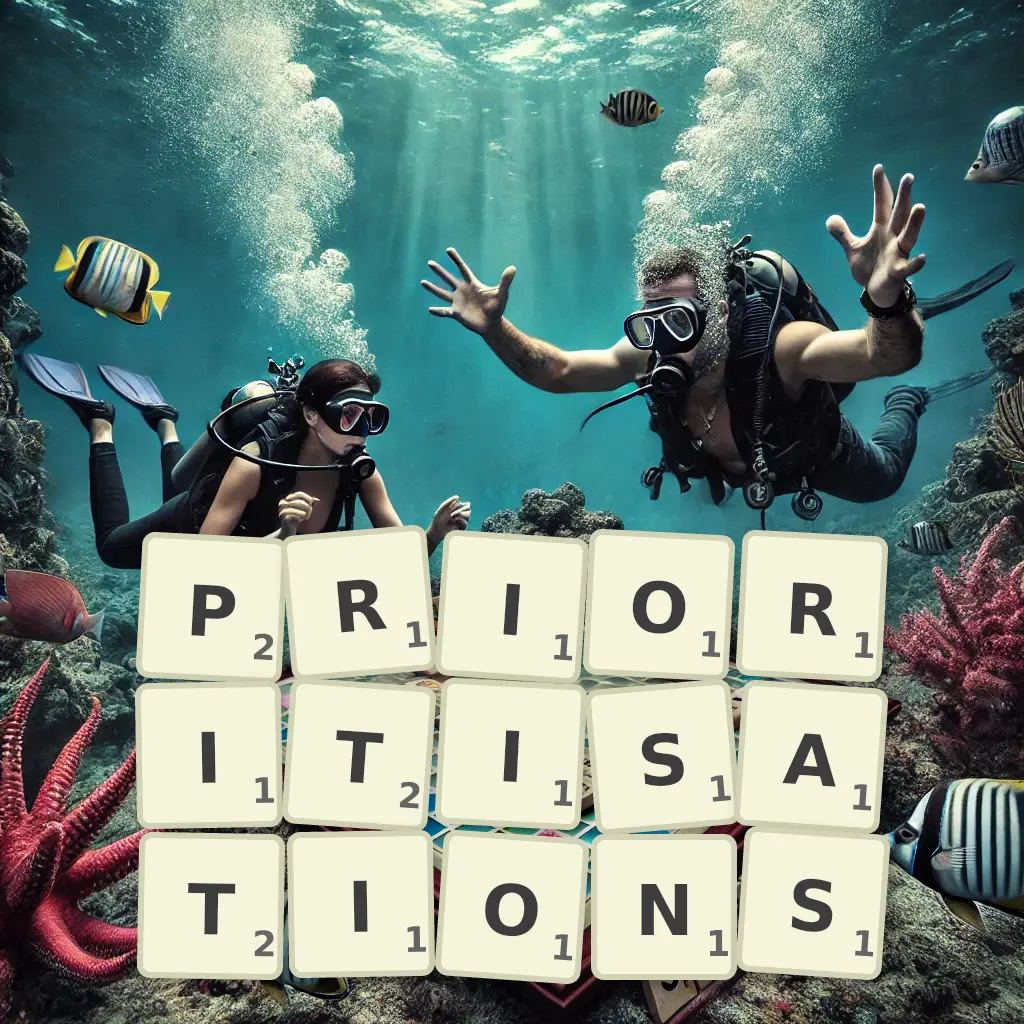 List of words with letters PRIORITISATIONS Words with letters PRIORITISATIONS