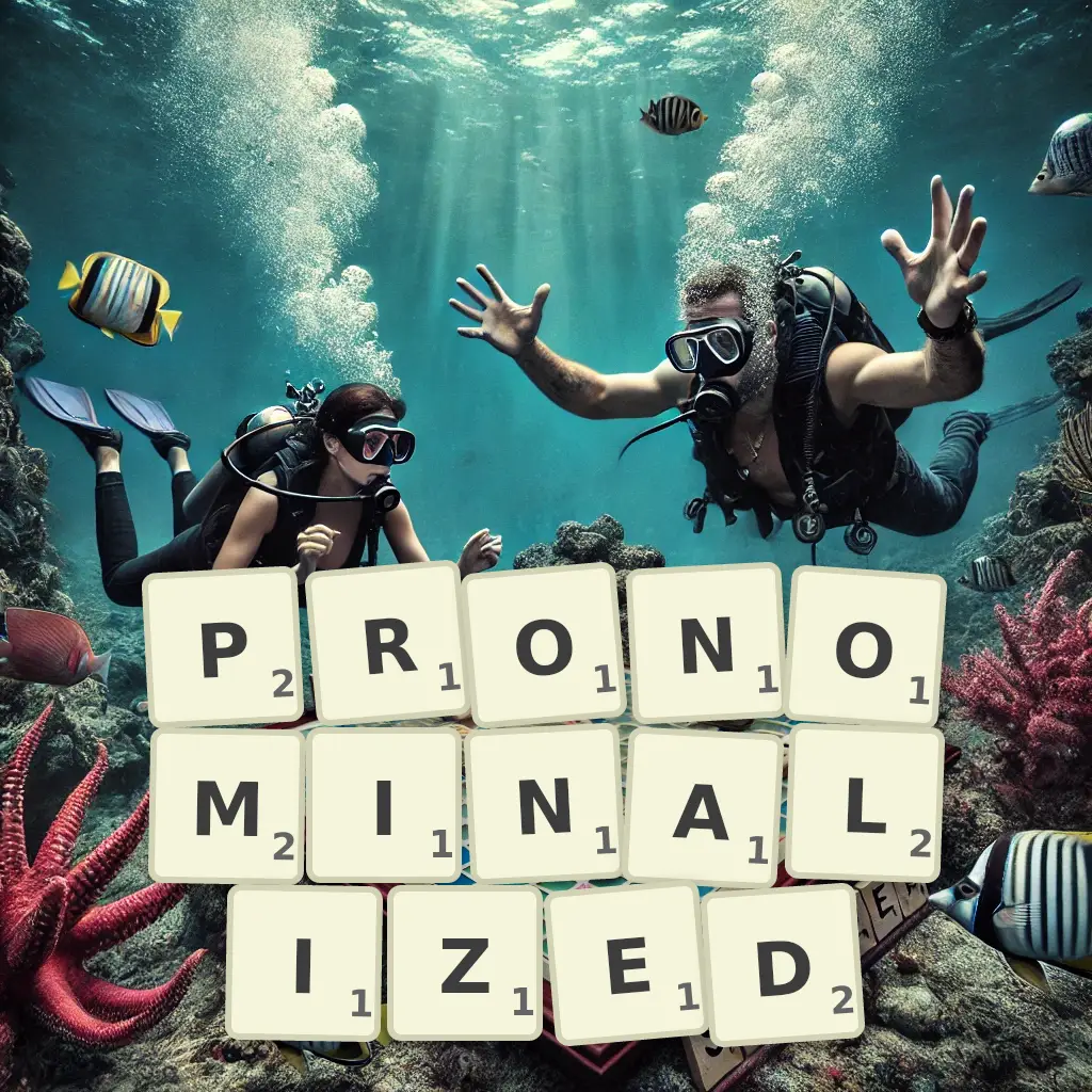 List of words with letters PRONOMINALIZED Words with letters PRONOMINALIZED