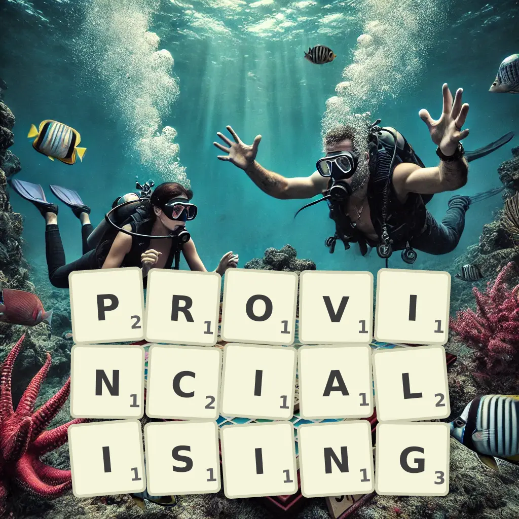 Words with letters PROVINCIALISING