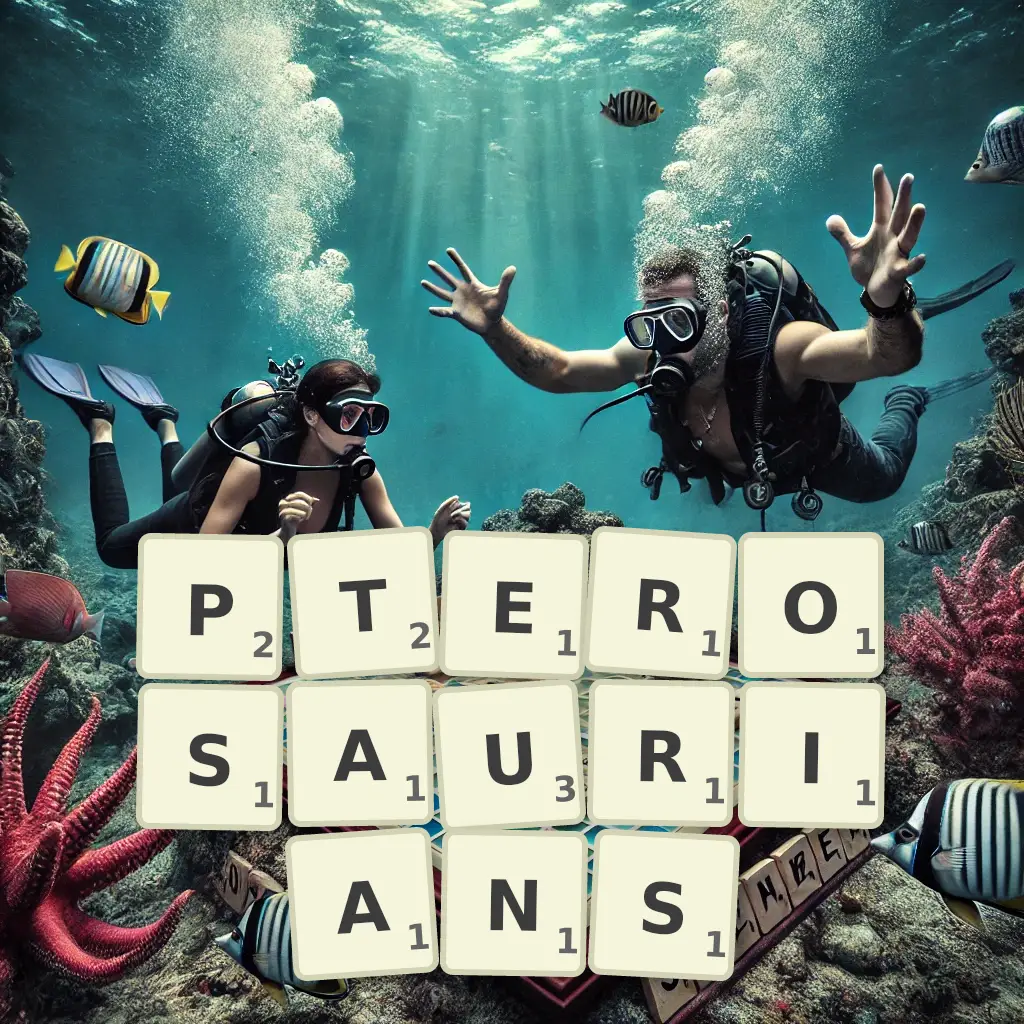 List of words with letters PTEROSAURIANS Words with letters PTEROSAURIANS